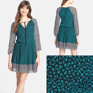 🍬 Michael Kors Colorblock Raglan Sleeve Dress